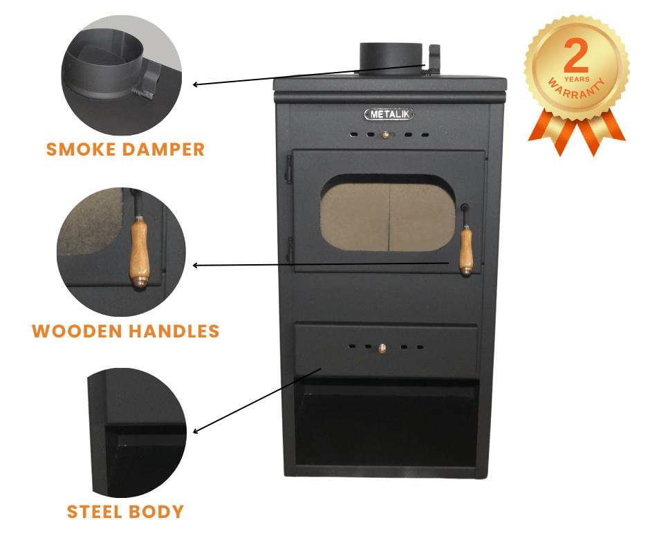 Braskamin Metalik Hit, 8.6 kW